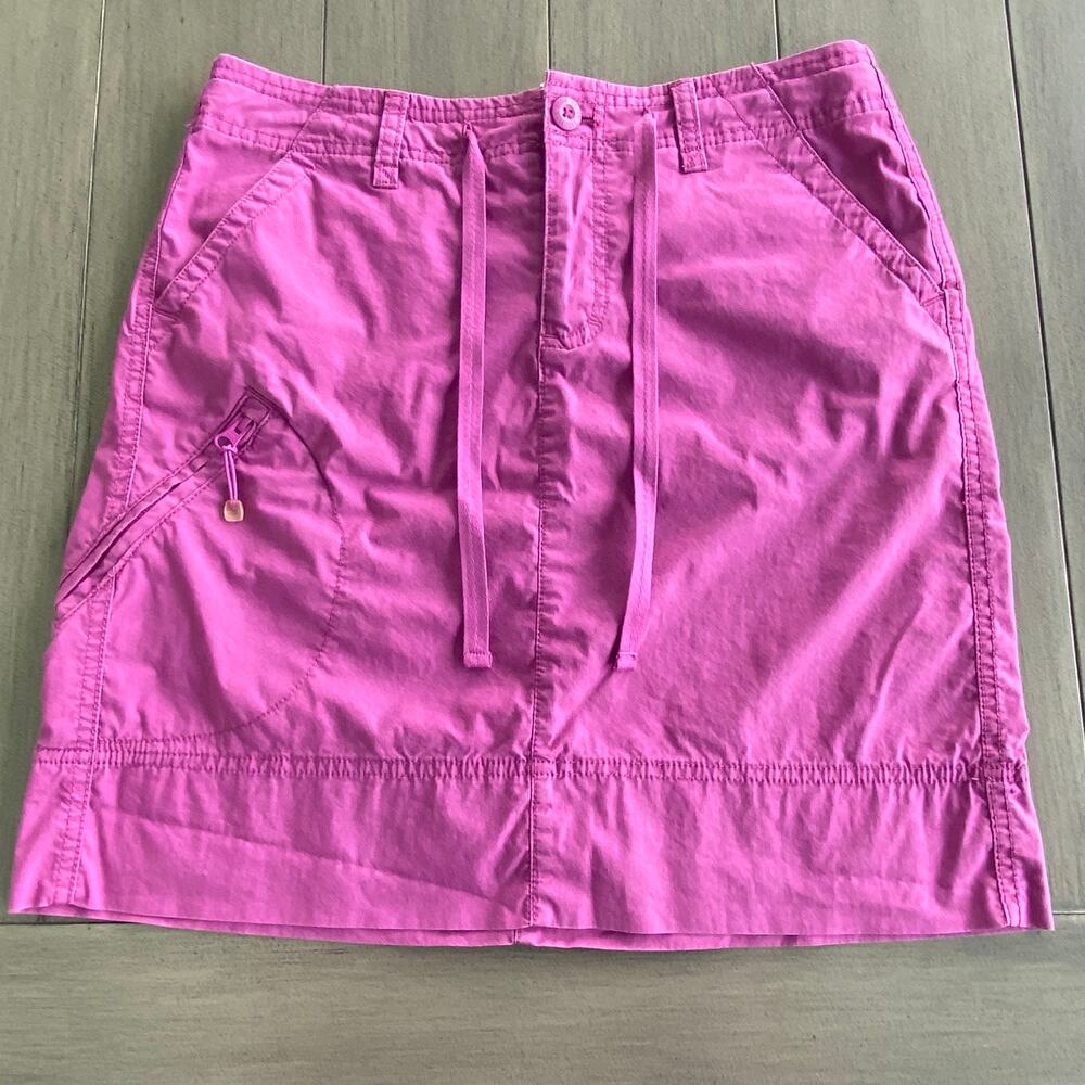 Eddie Bauer Lightweight Skirt • Women’s 4 • Purple • Pockets • Stretch Blend